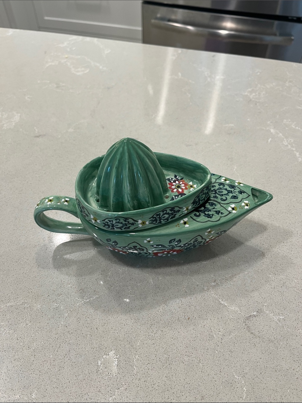 Anthropologie ceramic citrus juicer
